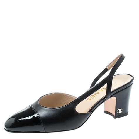 cap toe shoes women's chanel|chanel ladies high heel shoes.